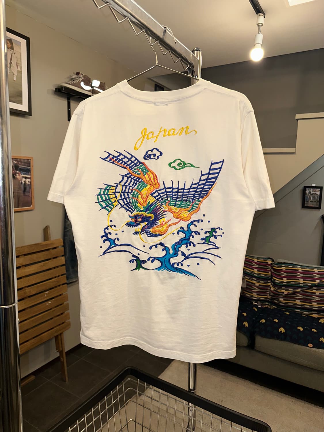 Toyo Enterprises Sukajan pattern T-shirt 상품이미지4
