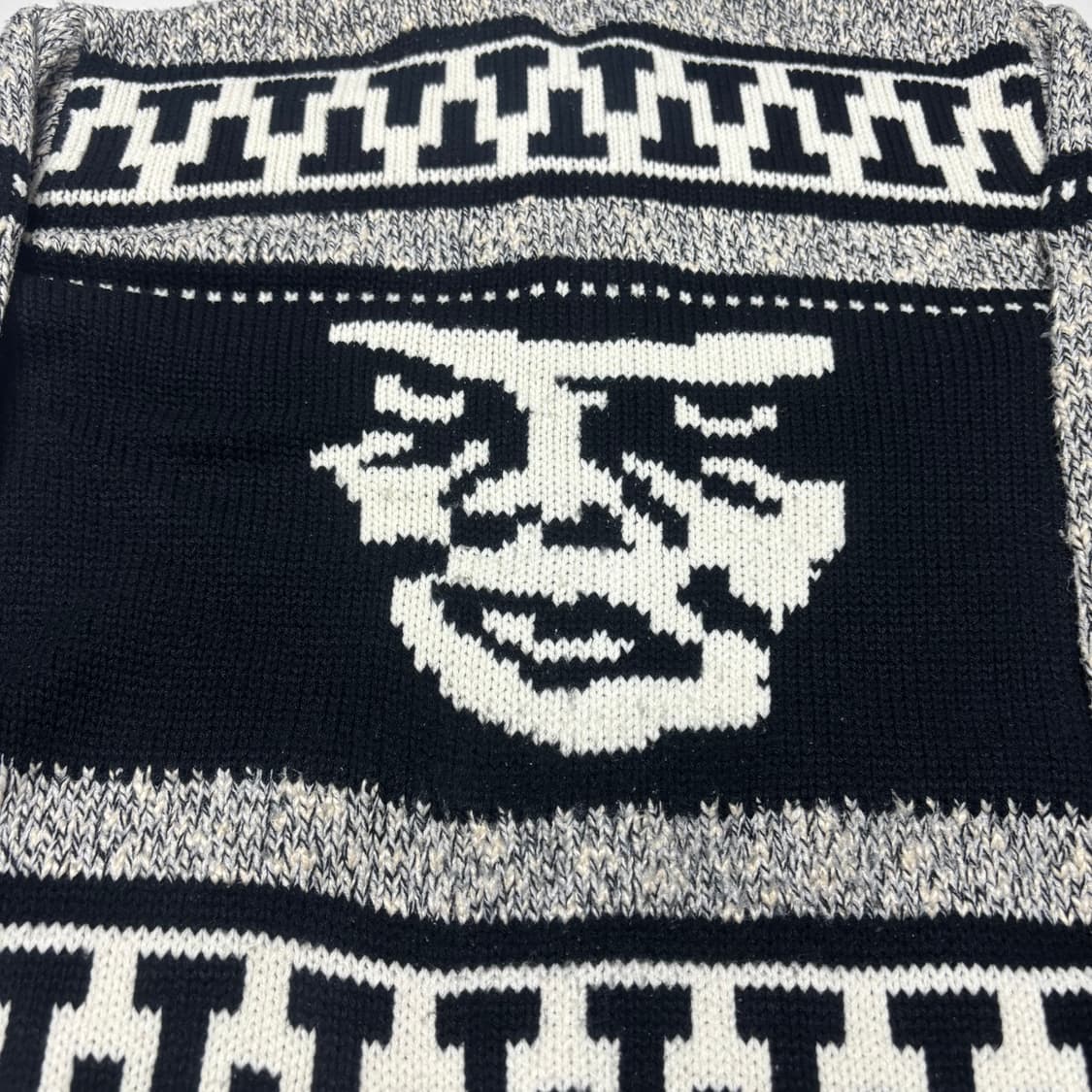 Obey Icon Face Cardigan Sweater 상품이미지5