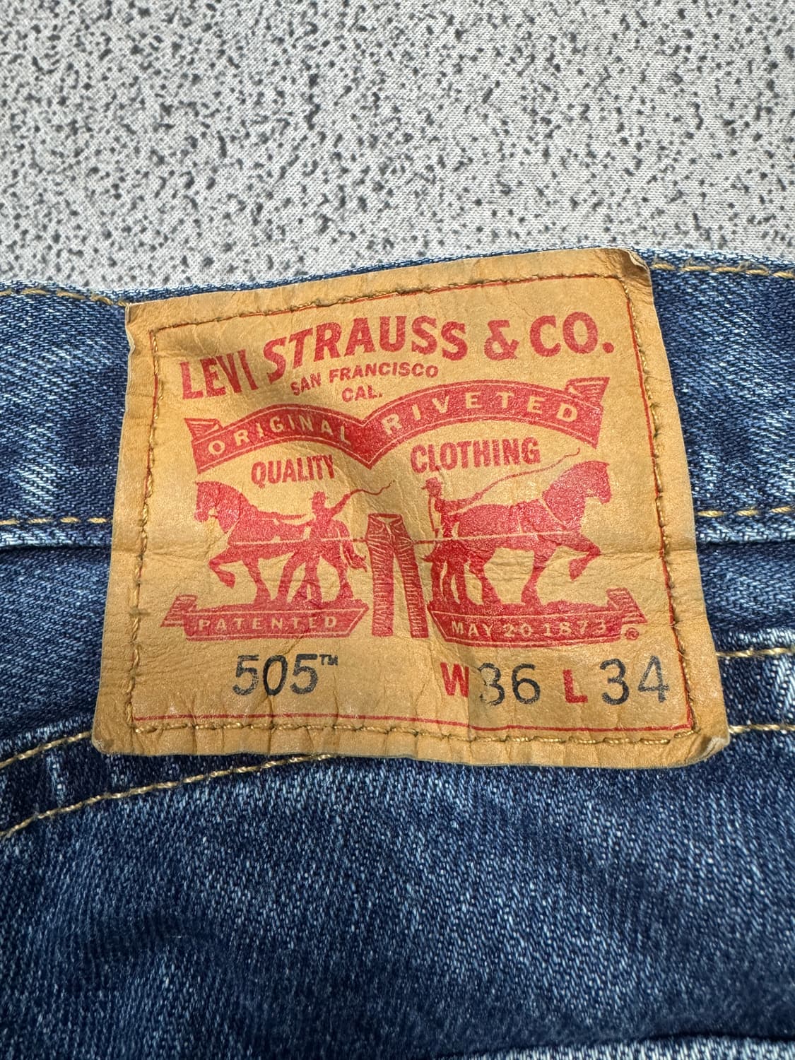 ✨ (바배) 리바이스 505 데님 팬츠 상품이미지3