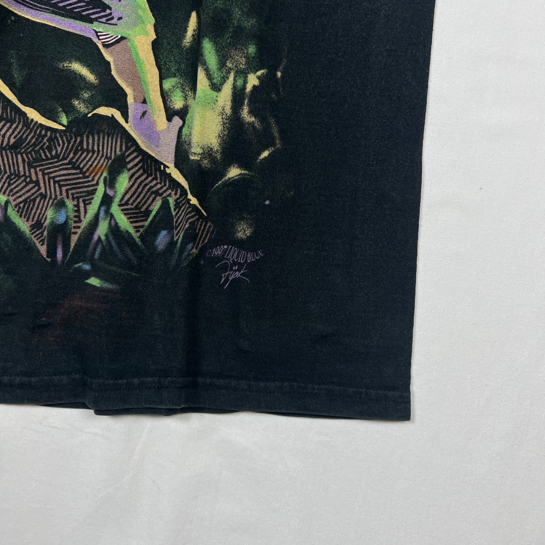 90‘s 97년도 리퀴드블루 다크위자드 반팔티 상품이미지4