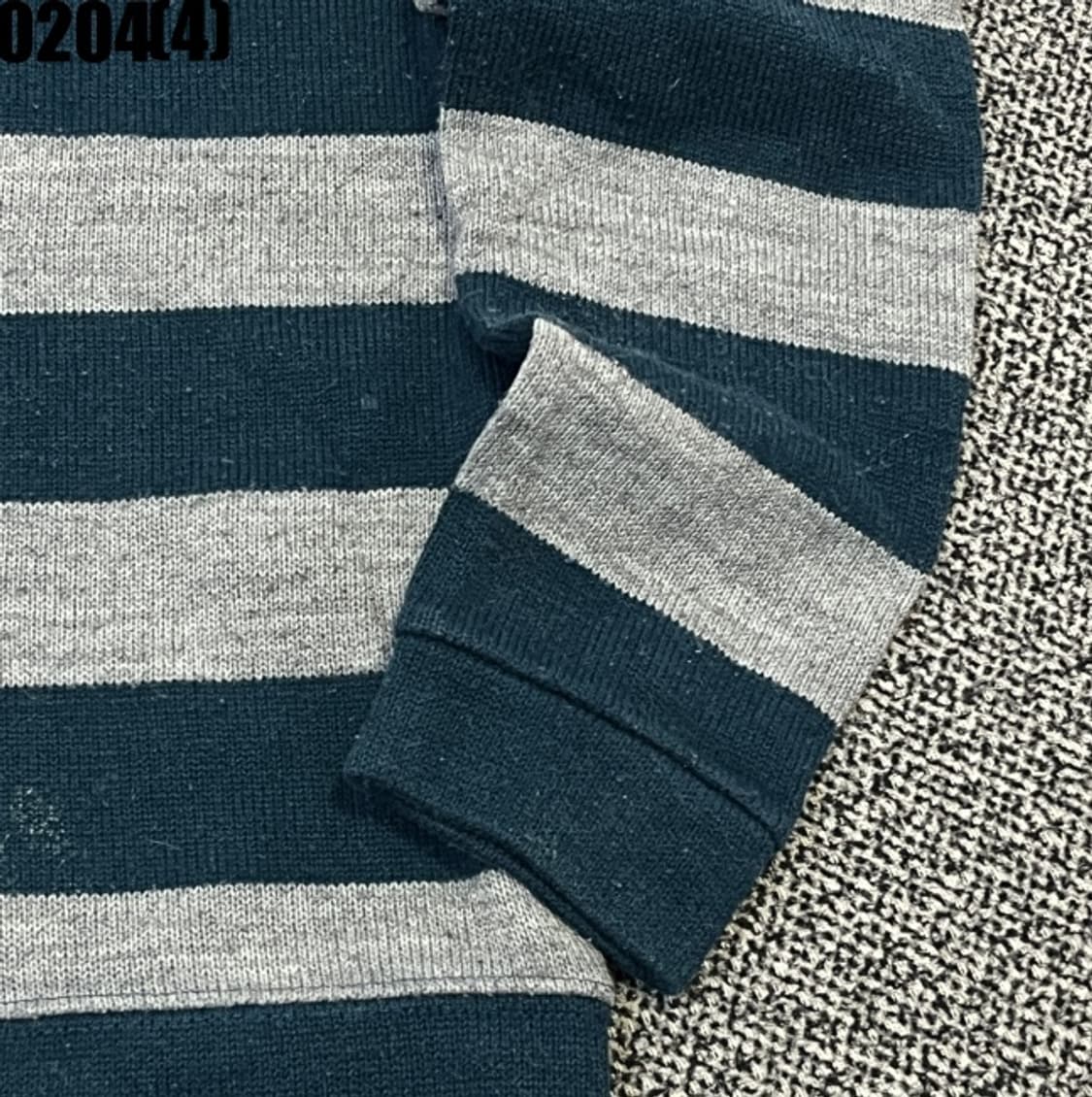 [실측확인] 팀버랜드 팀버진스 스트라이프 긴팔 니트 티셔츠 0204(4) 상품이미지3