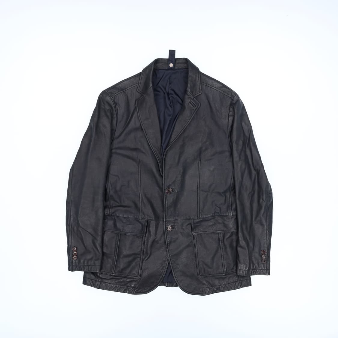 105 헨리코튼 송아지 가죽 자켓 N7329 상품이미지1