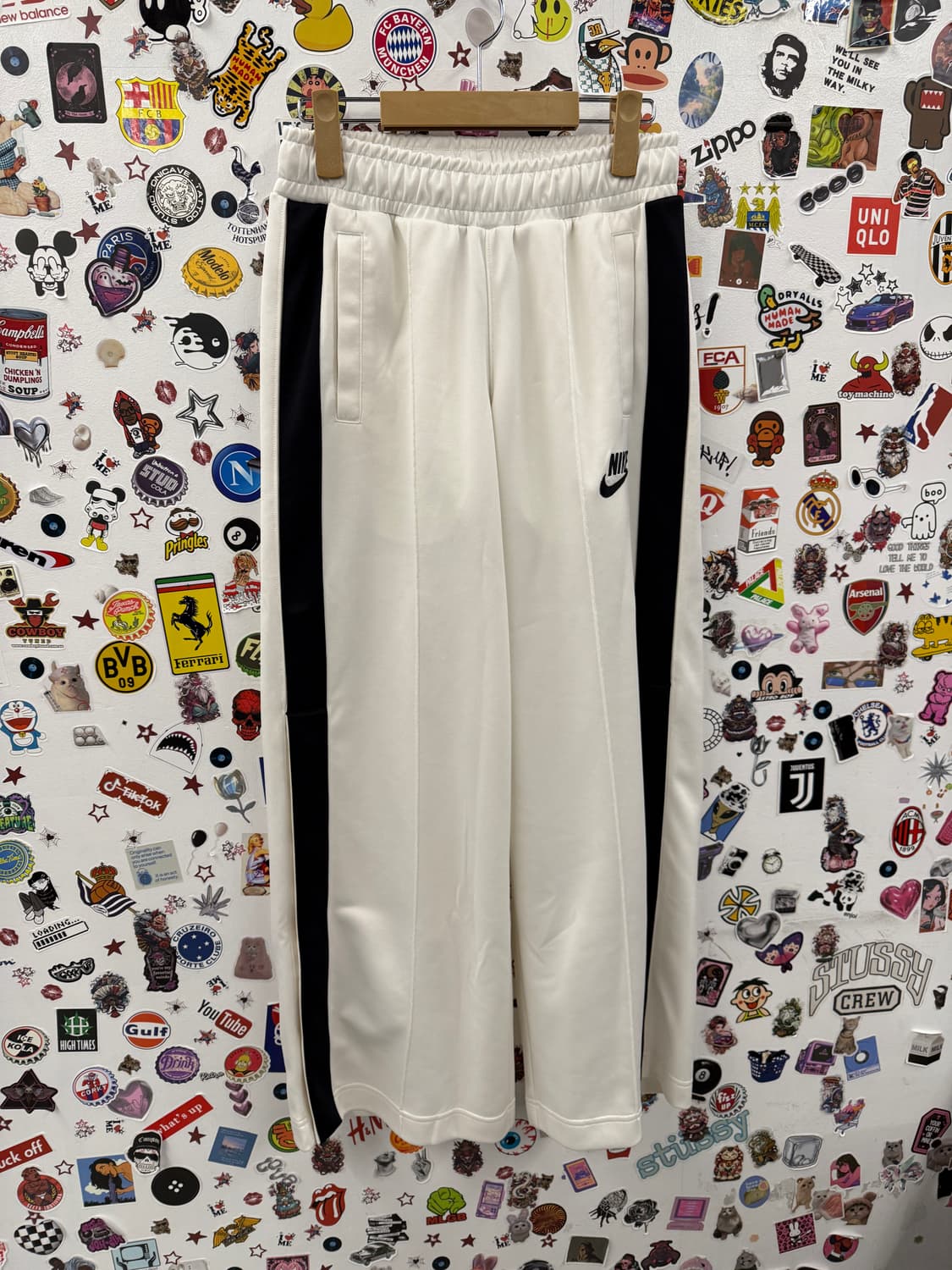 나이키 NSW 스우시 화이트 우먼스 트랙탑 셋업 S 상품이미지8