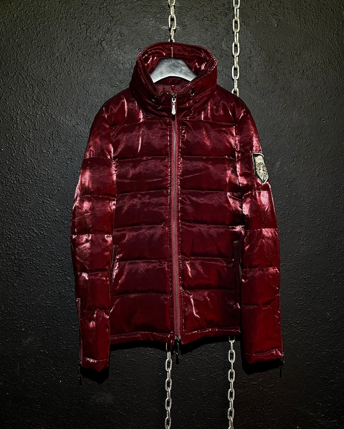 MIDAS - Metallic Burgundy Down Jacket 상품이미지1