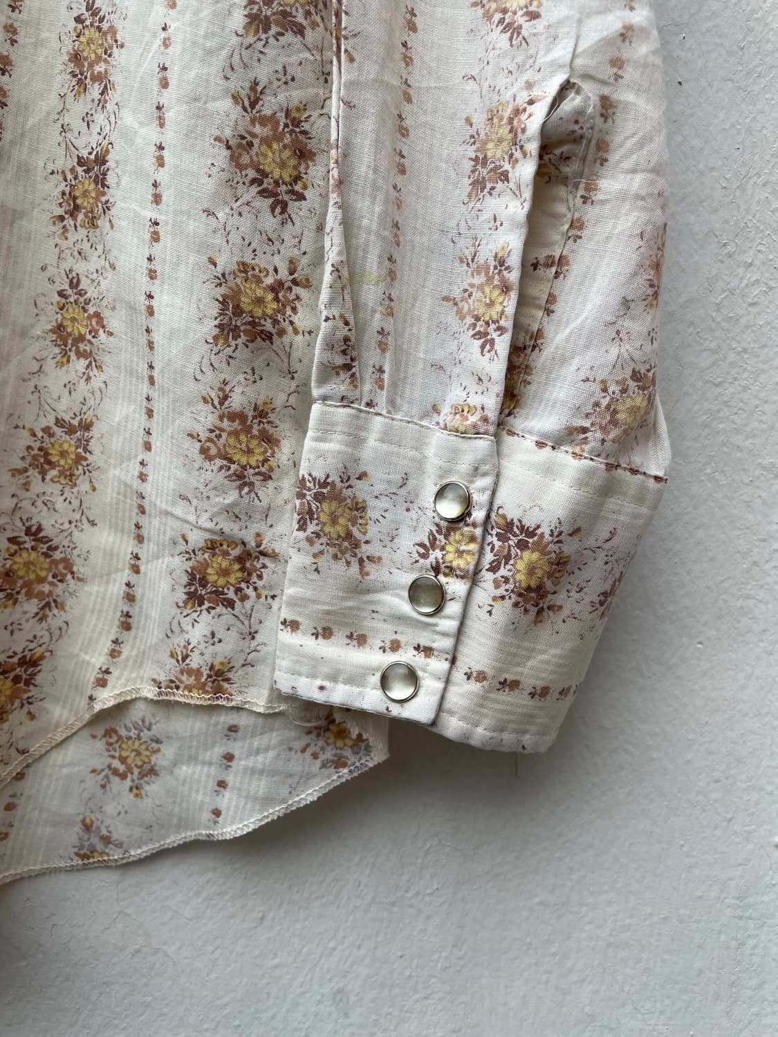 H bar C flower western shirt 상품이미지5
