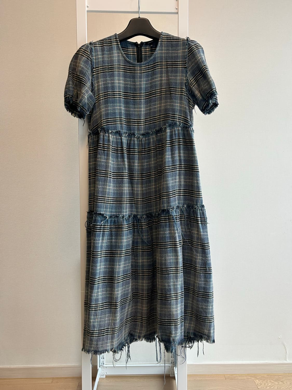 r13 체크 원피스 상품이미지1