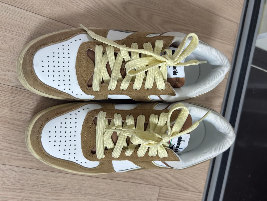 디아도라 스웨이드 브라운 스니커즈 운동화 250 상품이미지2