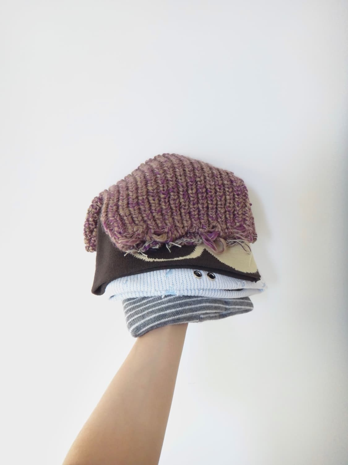 Printing chic beanie / deep brown 상품이미지2