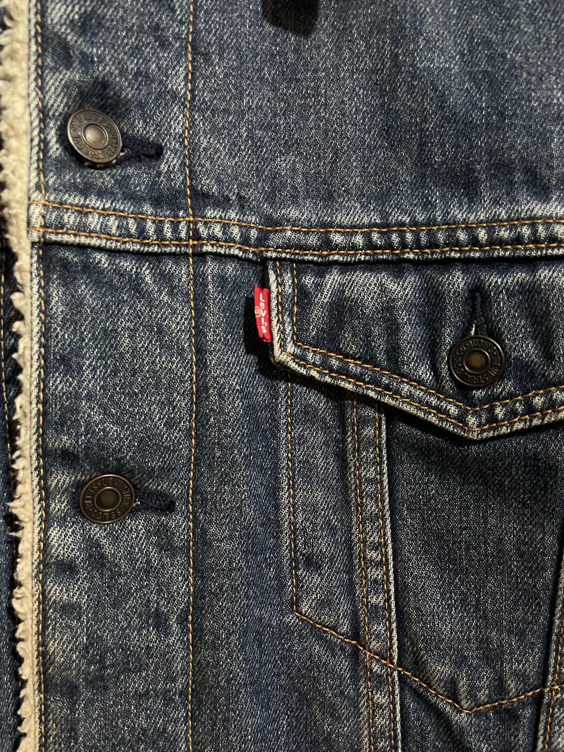 데님 셰르파 자켓 상품이미지2