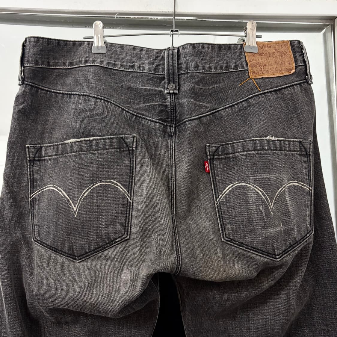리바이스 홍콩 흑청 데님 팬츠 상품이미지6