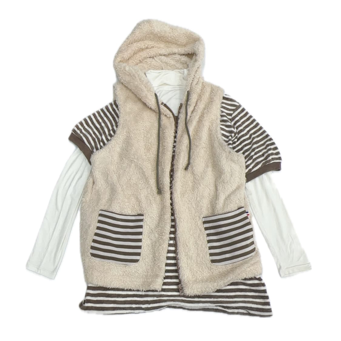 🍮베이비 쇼콜라 코디세트🍮 양털 그런지 모리걸 프릴 러블리 라떼갸루 상품이미지5