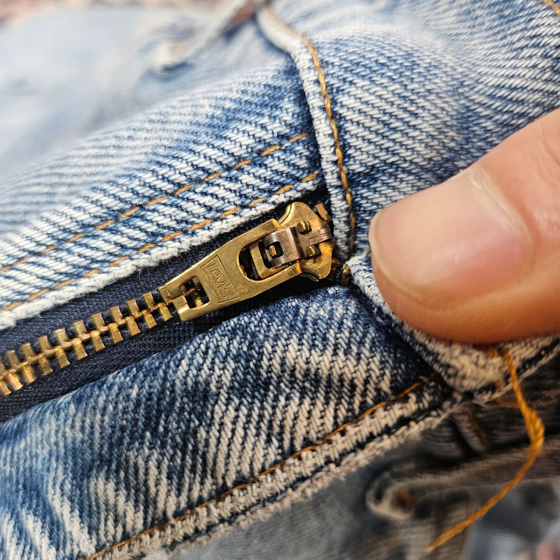 리바이스(Levis) 90's No.505 오렌지탭 빈티지 데님 33 상품이미지8