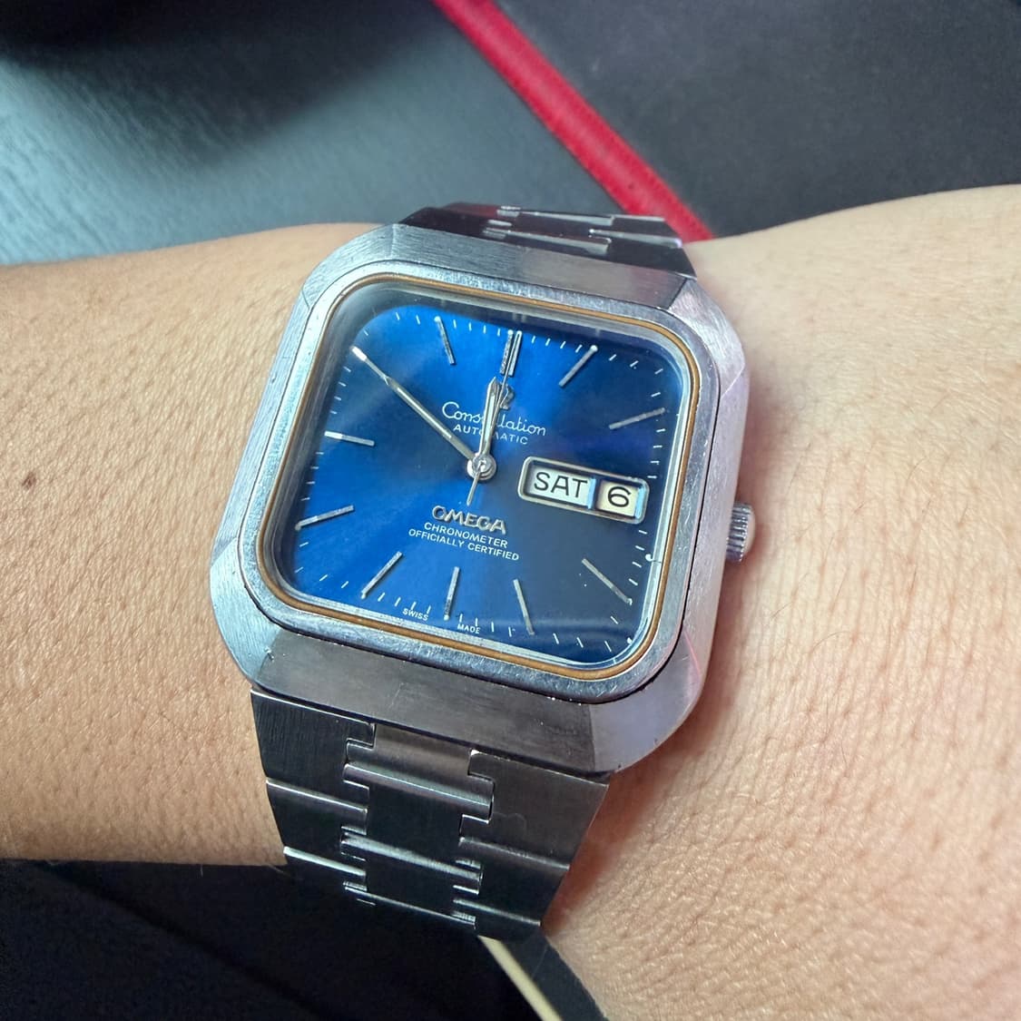 빈티지 오메가 컨스틸레이션 사각 워치 상품이미지10