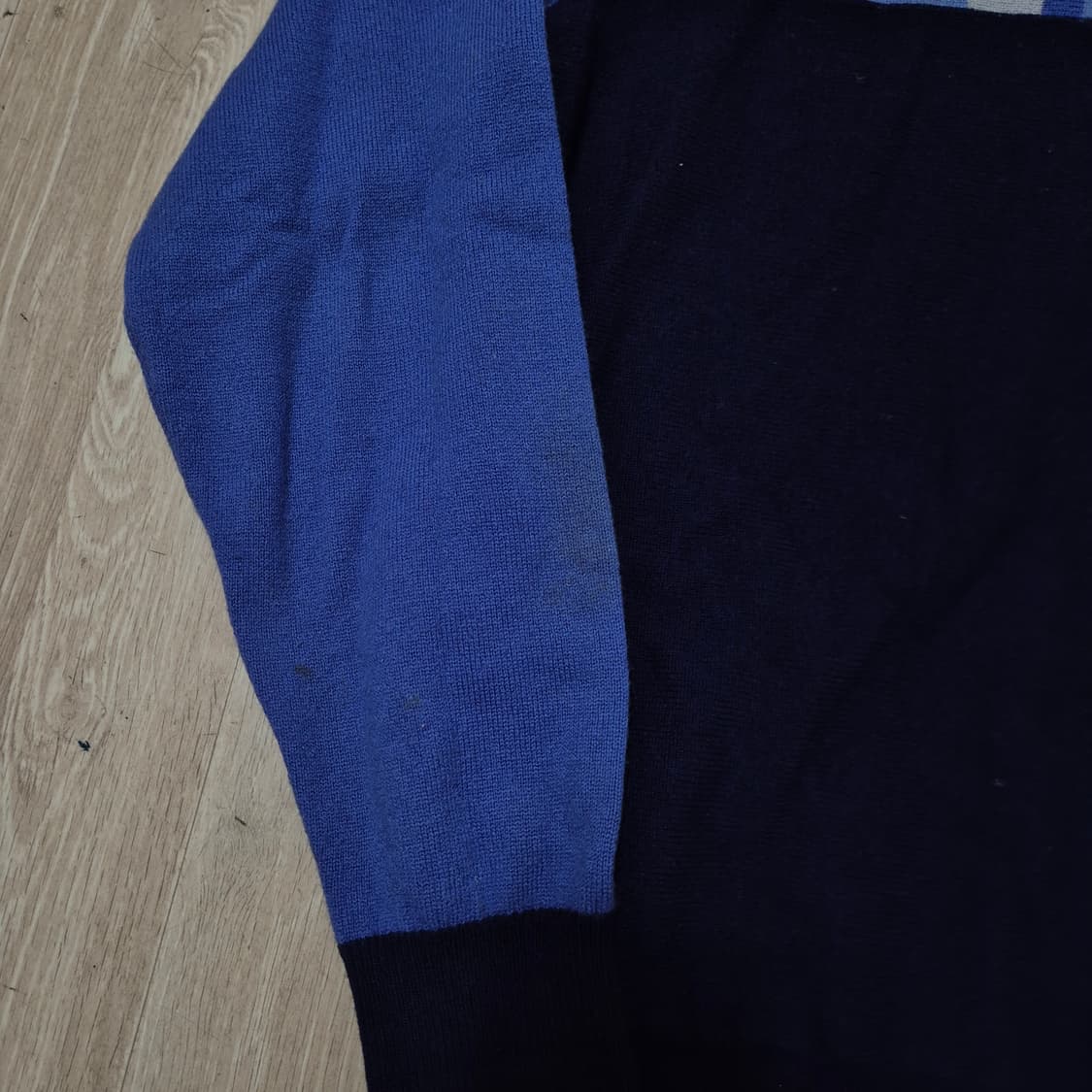 인디안 남성 버튼 클래스 반집업 니트 L(100) 상품이미지4