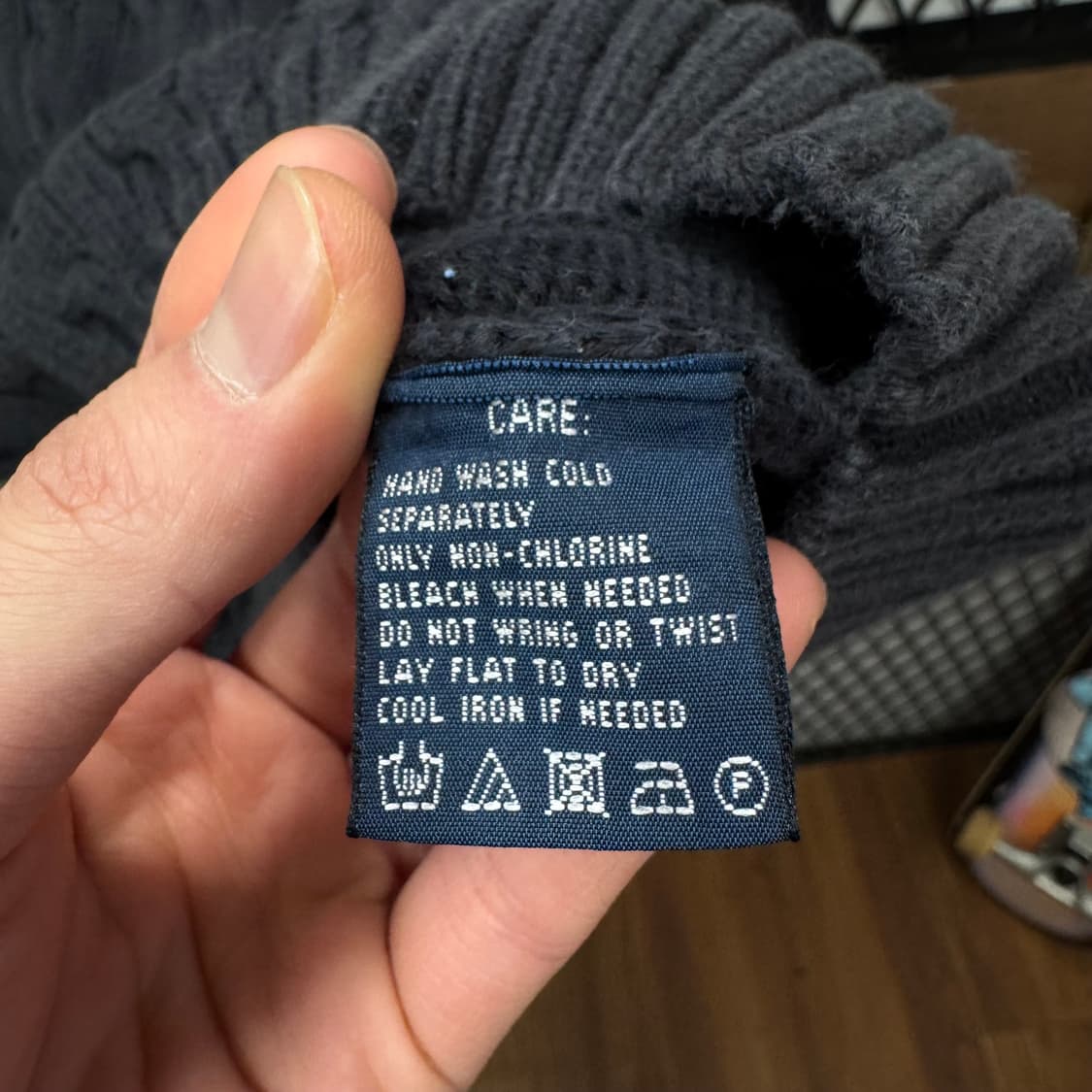 폴로 랄프로렌 케이블 니트 퍼플 포니 포인트 블랙 상품이미지7