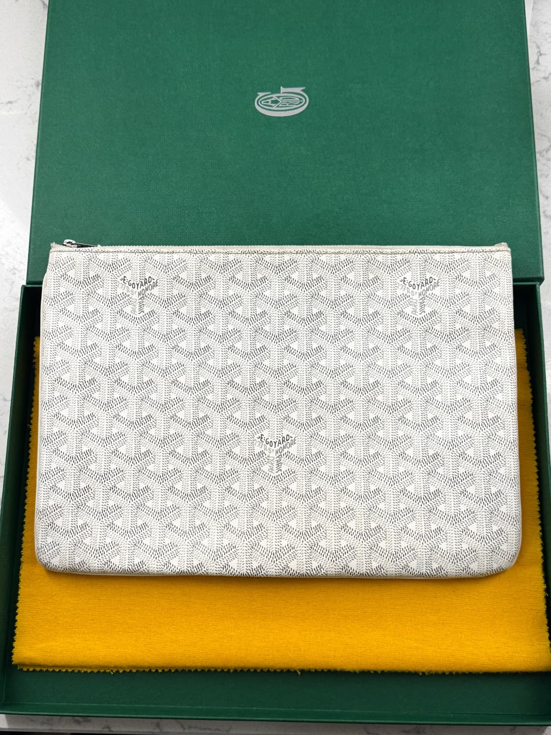 고야드 클러치백 화이트 상품이미지2