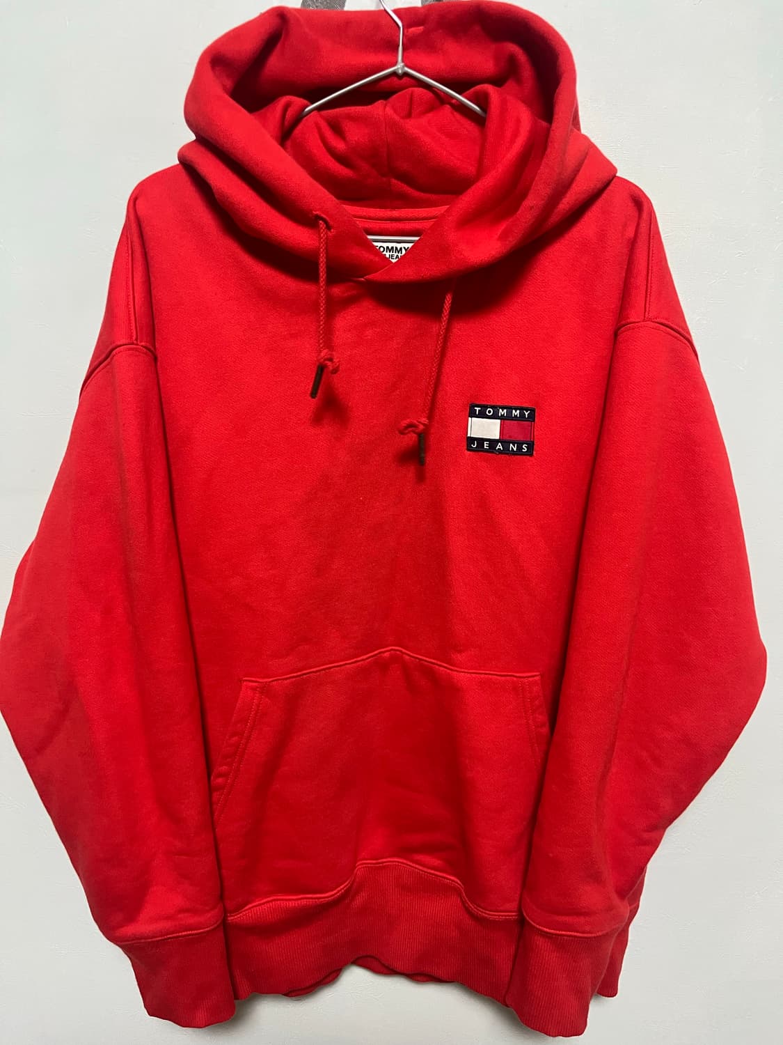 타미진스 레드 후드티 상품이미지1