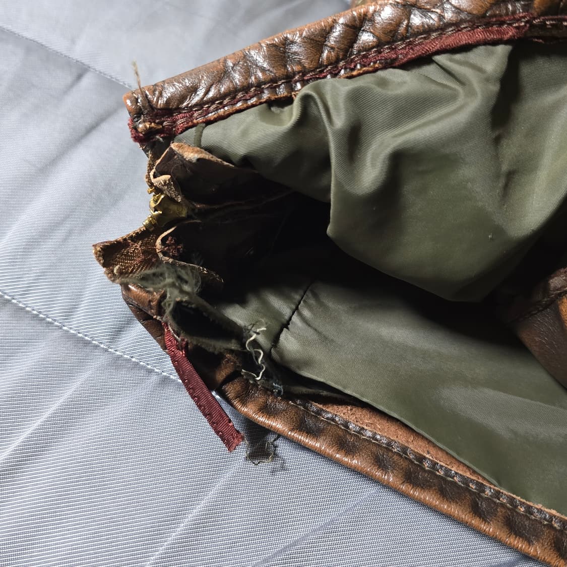 Lesco leather 빈티지 카페레이서 가죽자켓 상품이미지7