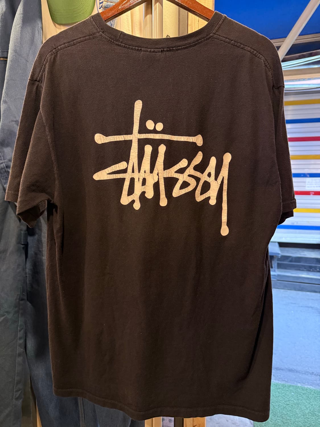 스투시 베이직 로고 반팔 티셔츠 블랙 상품이미지4