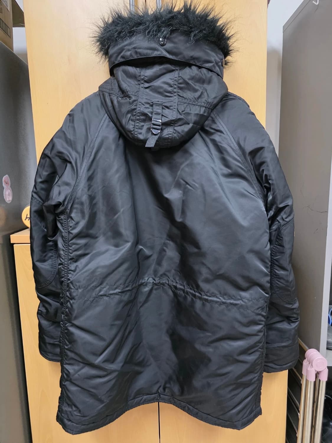 알파인더스트리 N3B 파카 야상 블랙 L 상품이미지7