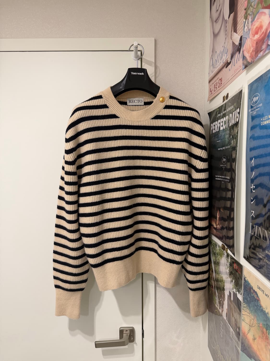 렉토 스트라이프 니트 L 상품이미지2