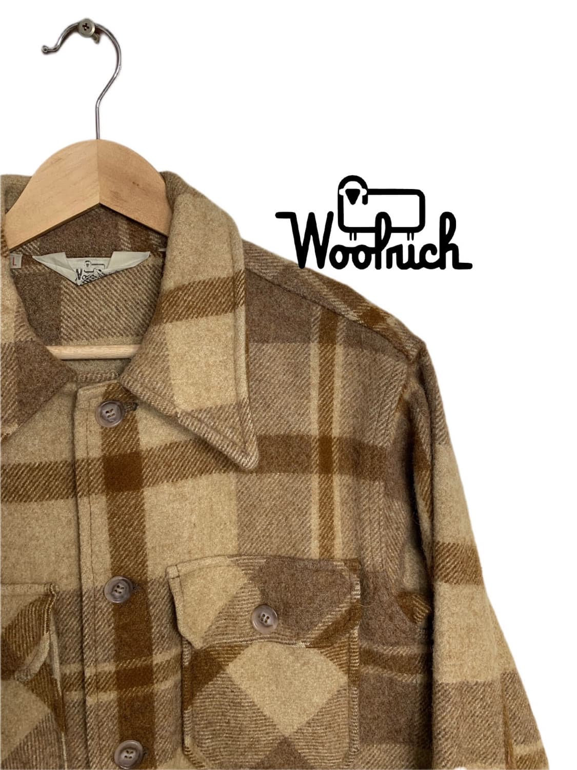 [L] 60s Woolrich 플란넬 자켓 상품이미지1