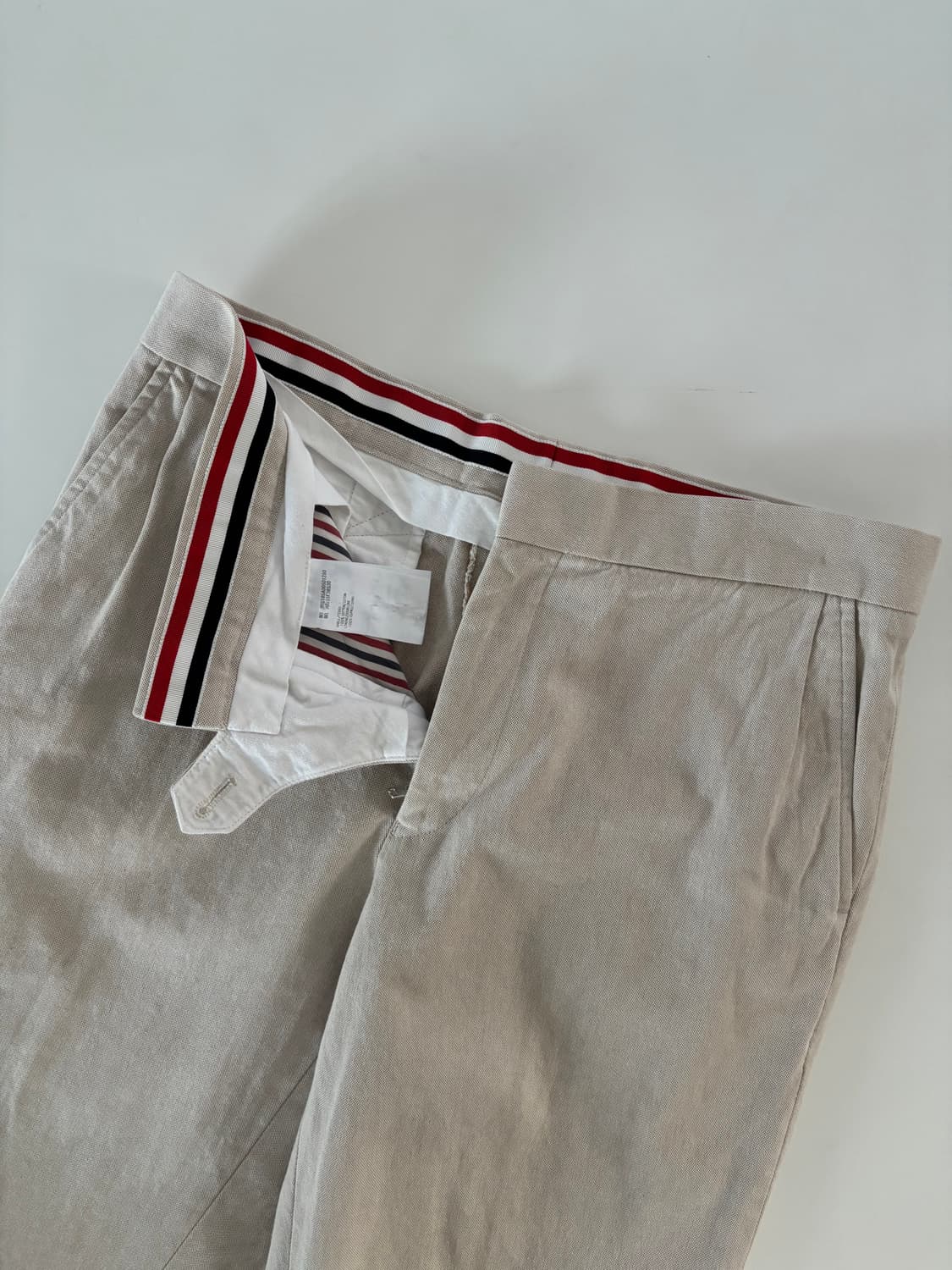 Thom Browne 톰브라운 베이지컬러 코튼 팬츠   상품이미지3