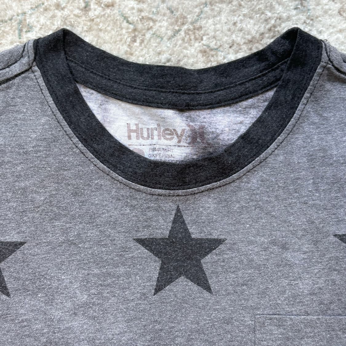 Hurley Star Print Pocket Tee 상품이미지3