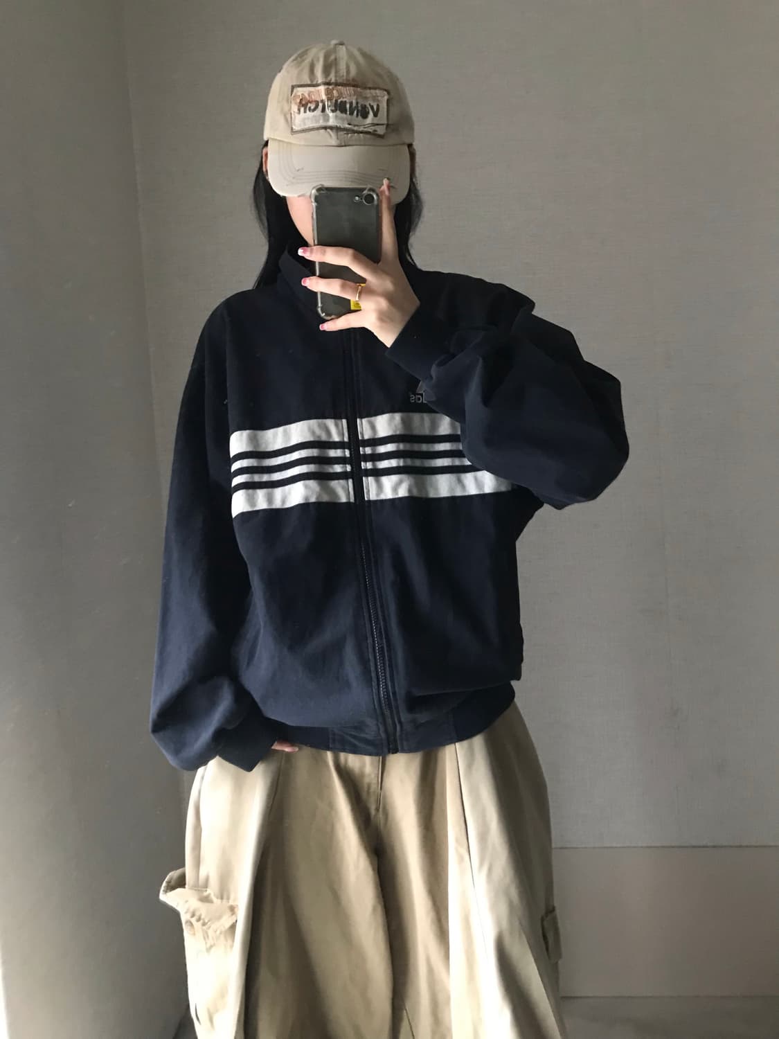 아디다스 90s 오버핏 면집업 상품이미지5