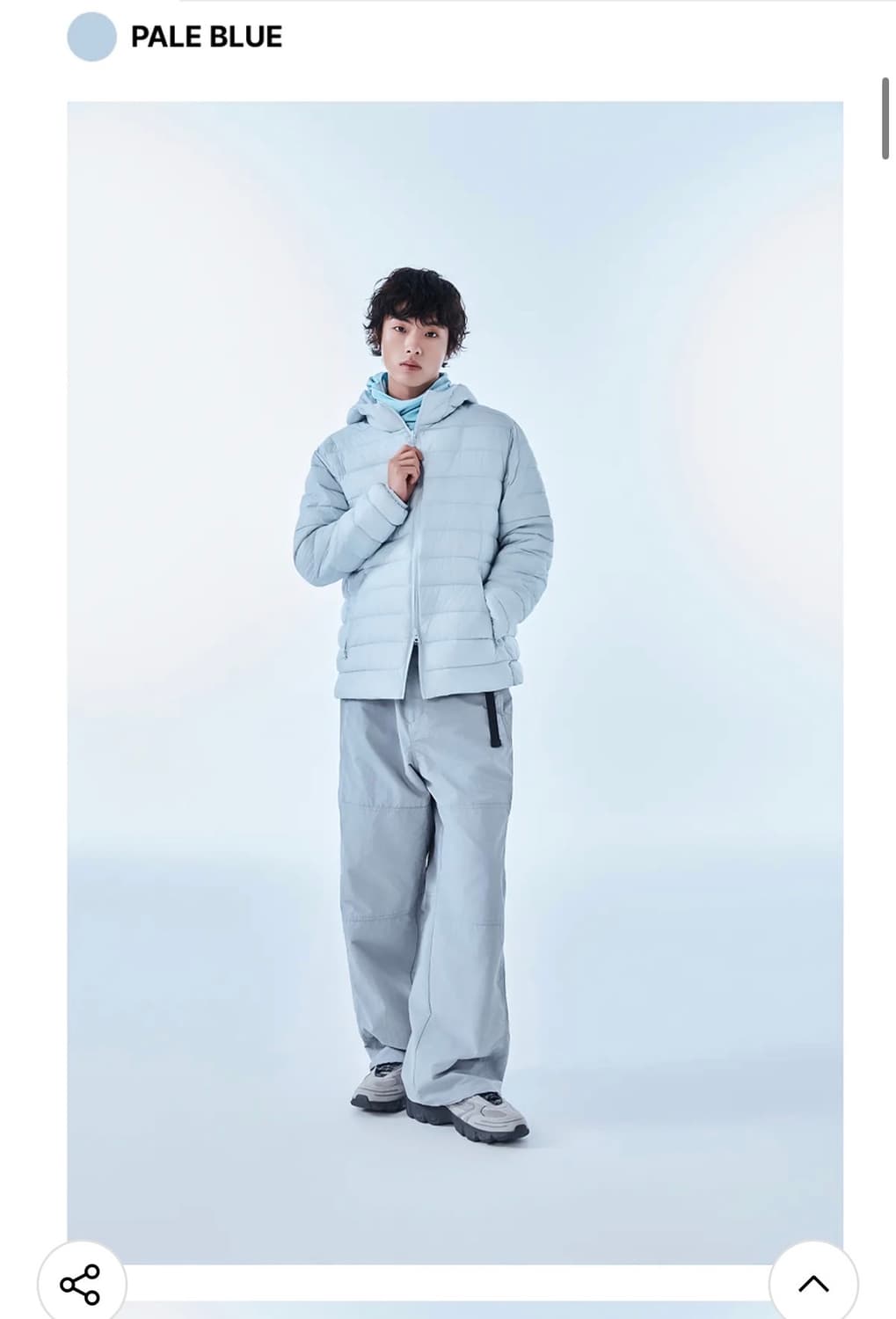 스파오 씬라이트 경량패딩 M 상품이미지2