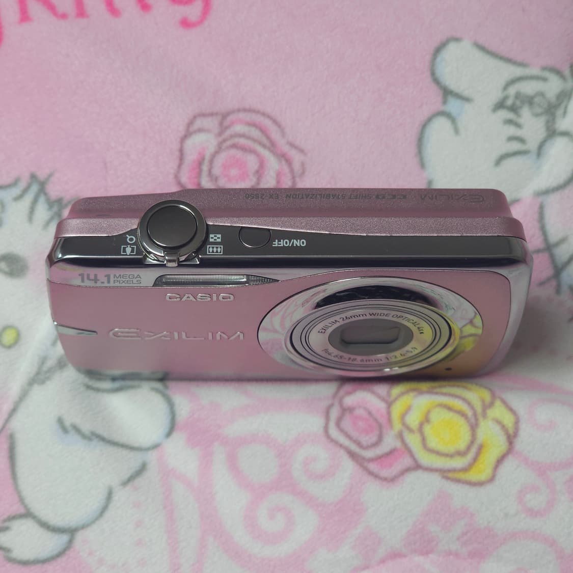 작례O)카시오 엑슬림 EX-Z550 핑크 풀박스 차정원 디카 상품이미지5
