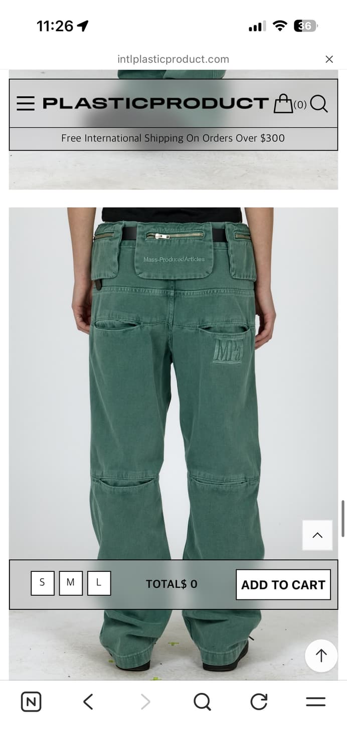 플라스틱프로덕트 mpa bag pants M 상품이미지3