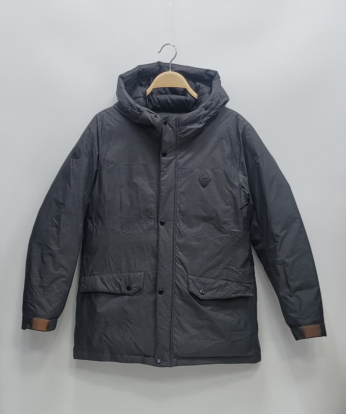 KOLON 코오롱 후드 다운 패딩 자켓 / 여 100 (남 95) 그레이 상품이미지1