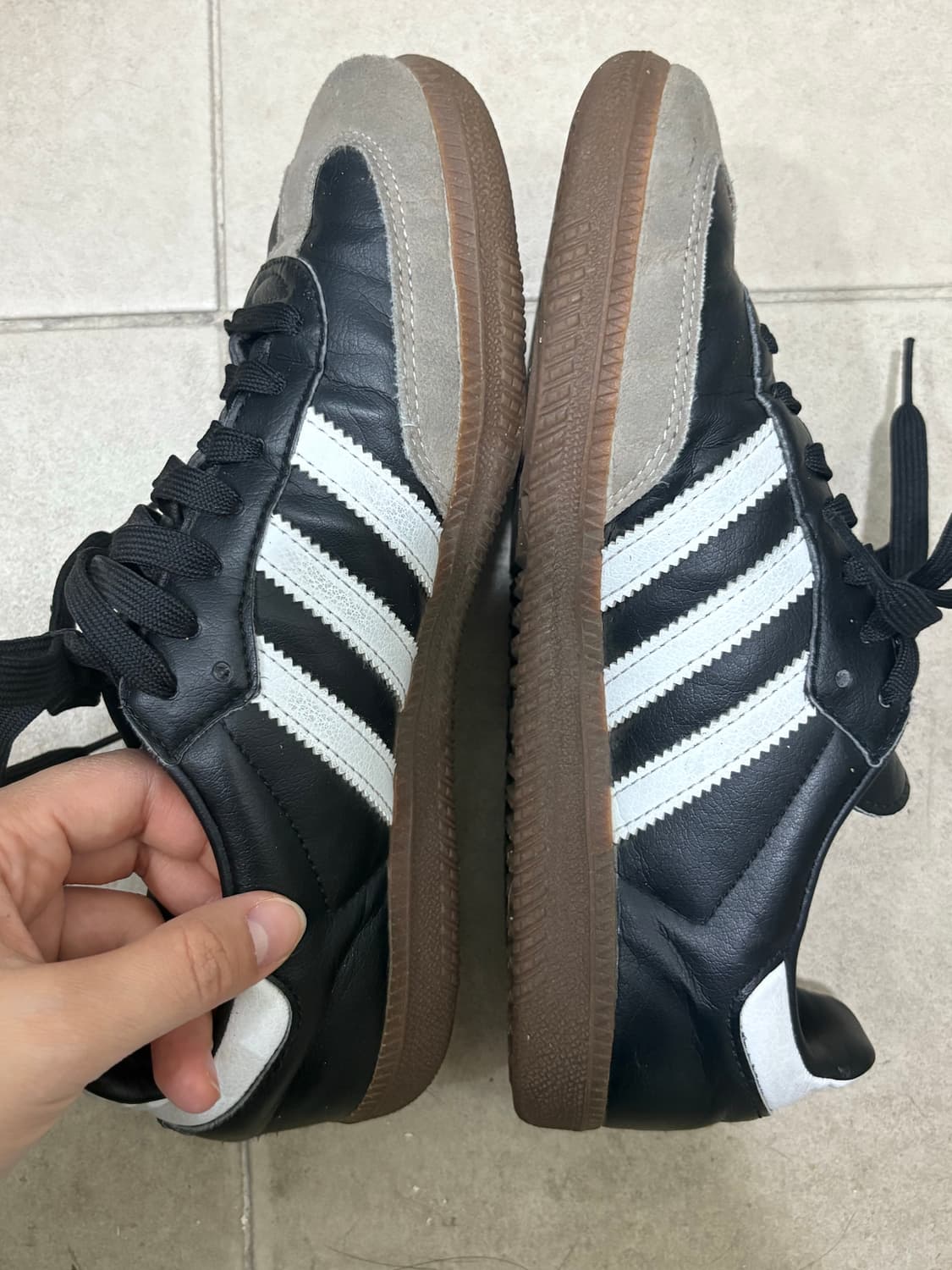 아디다스 삼바 비건 블랙 235 상품이미지4