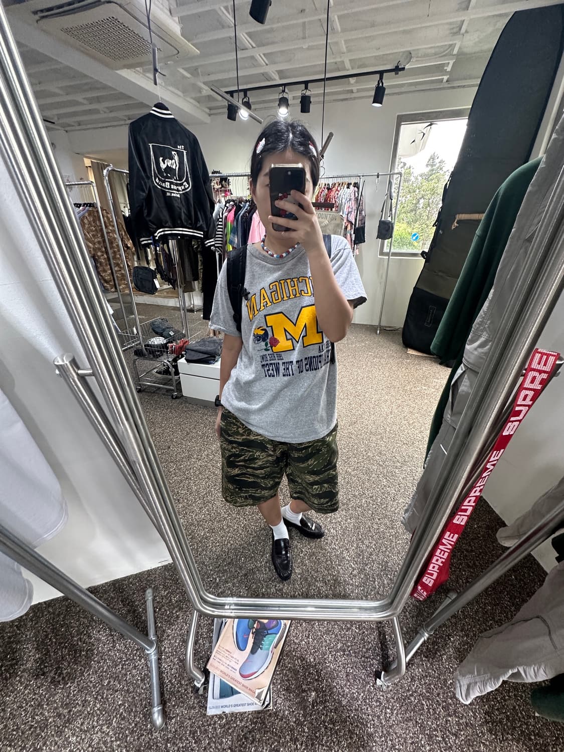 Supreme tiger camo chino shorts 상품이미지1