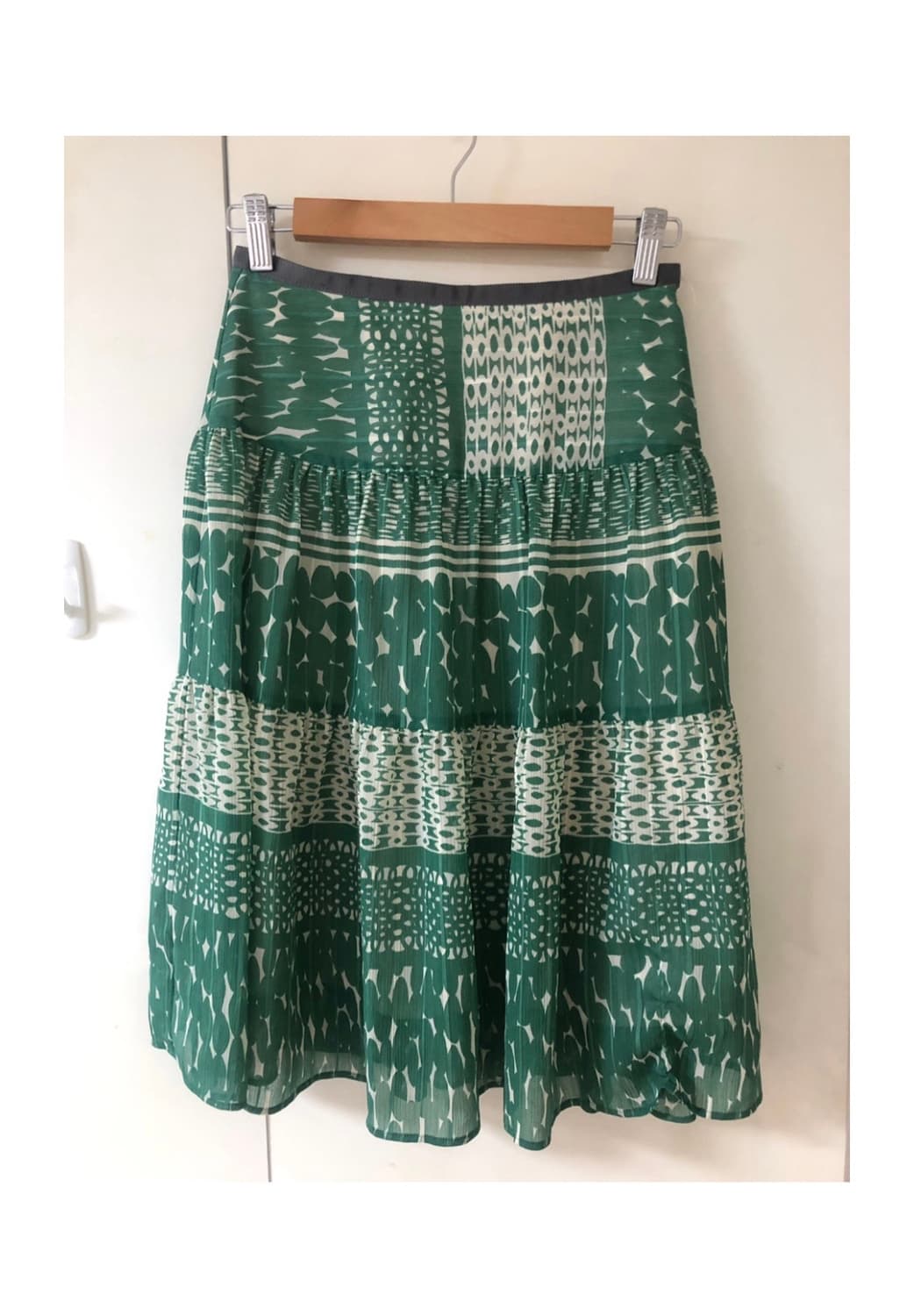 빈티지 초록 스커트 상품이미지1