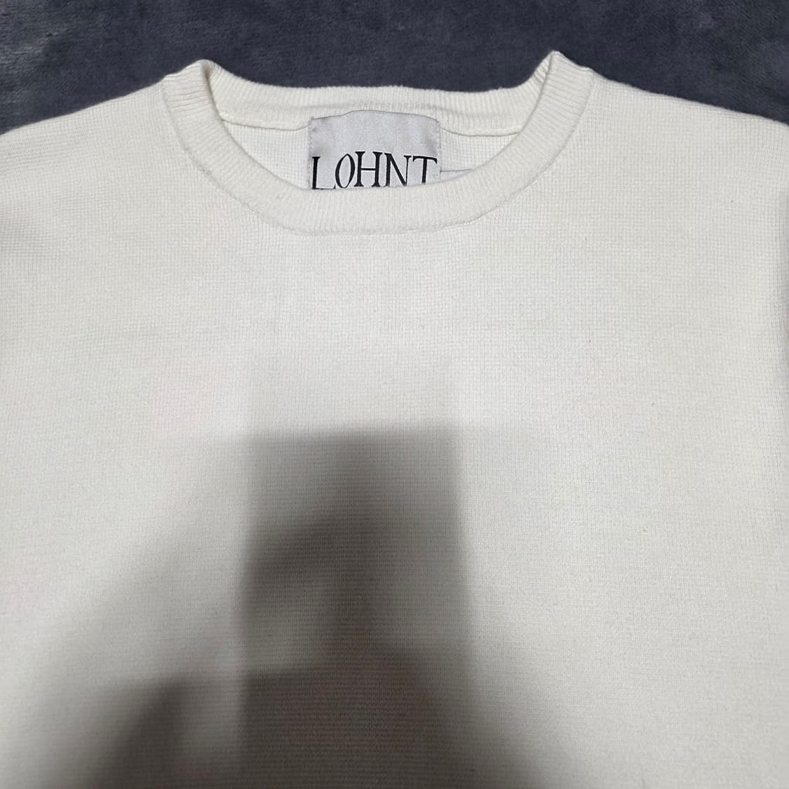 (XL)론트 라운드넥 니트  상품이미지2
