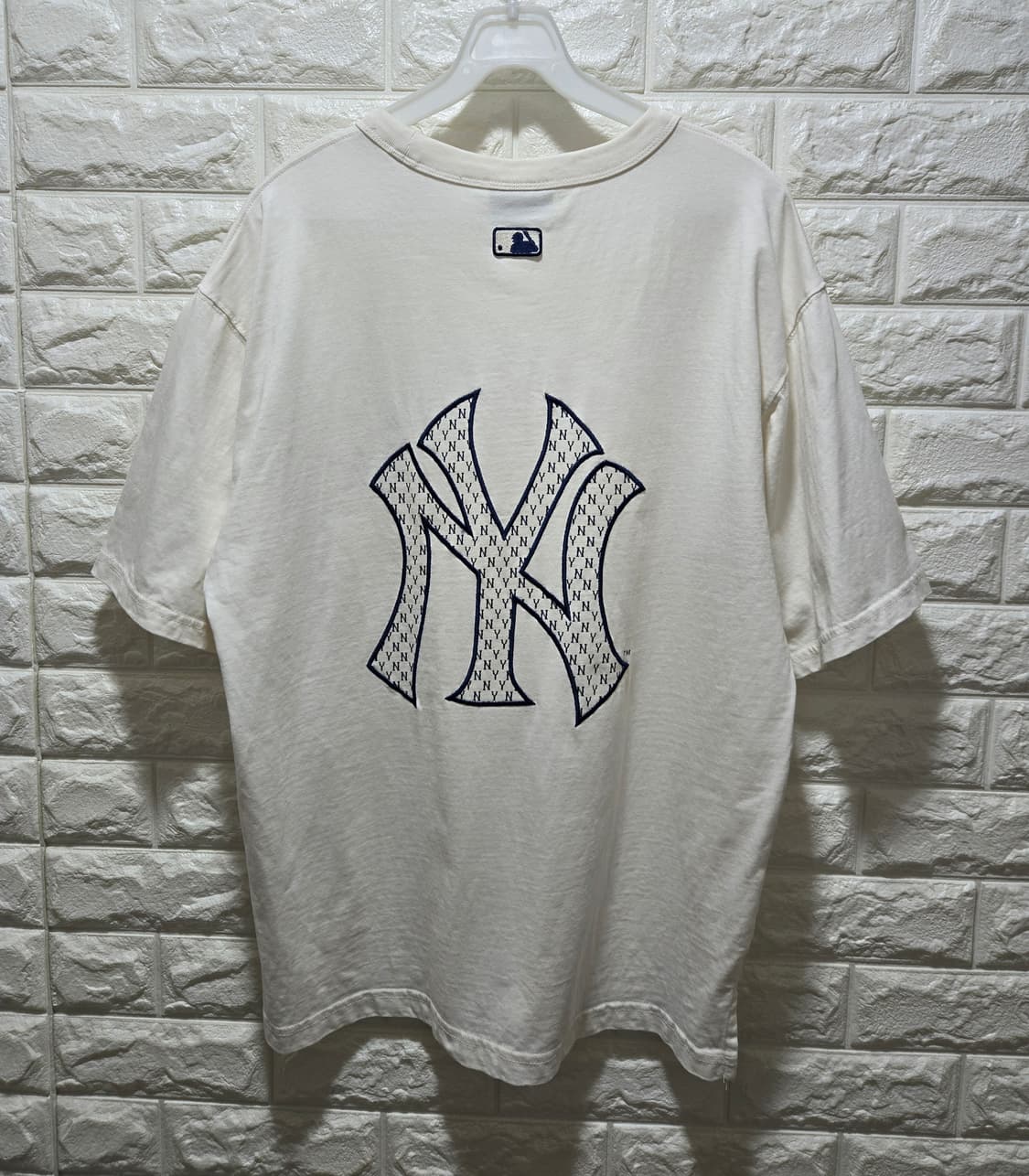 MLB 뉴욕양키즈 모노그램 빅로고 반팔티 100~105 상품이미지5