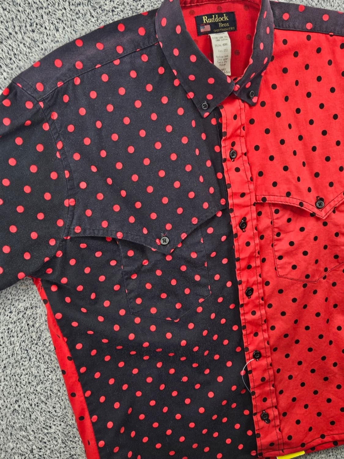 USA RUDDOCK 크롭 커스텀 도트 셔츠 ( M ) / 11514 상품이미지10