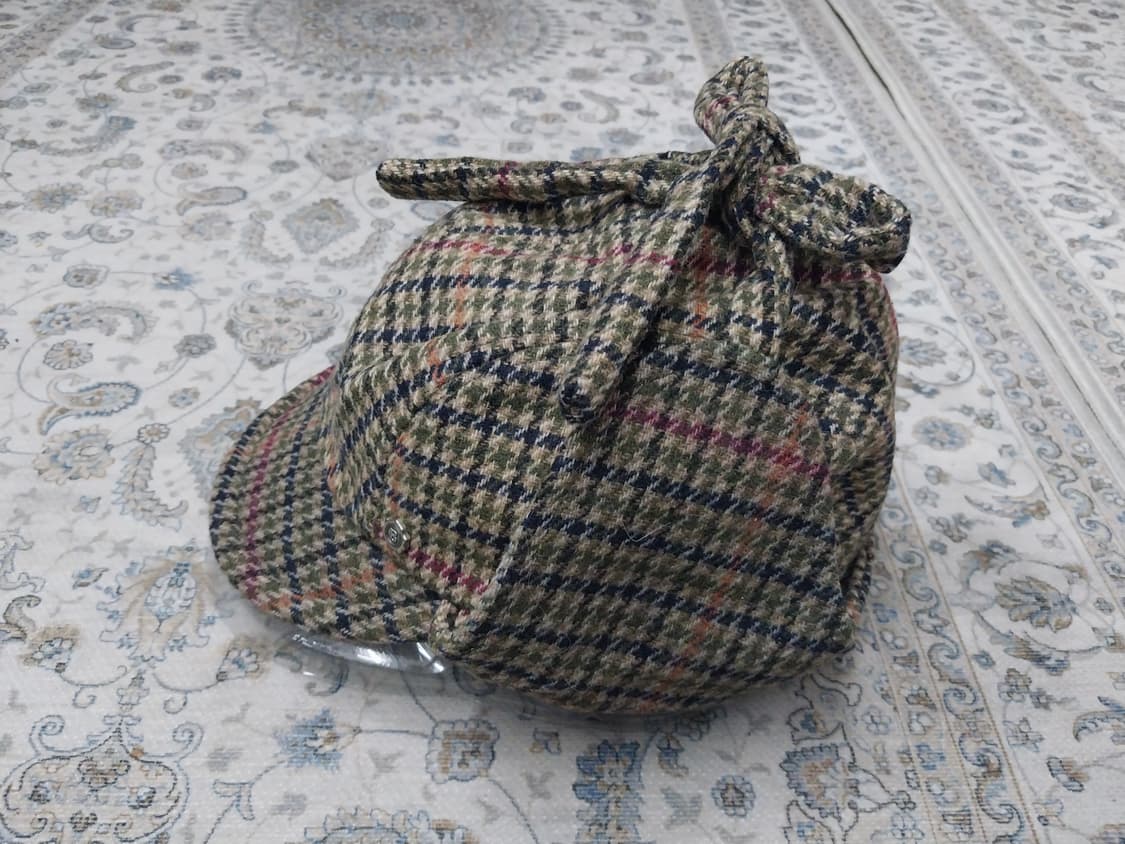 브라운 햇  비스포크 디어스토커 셜록홈즈 모자 상품이미지2