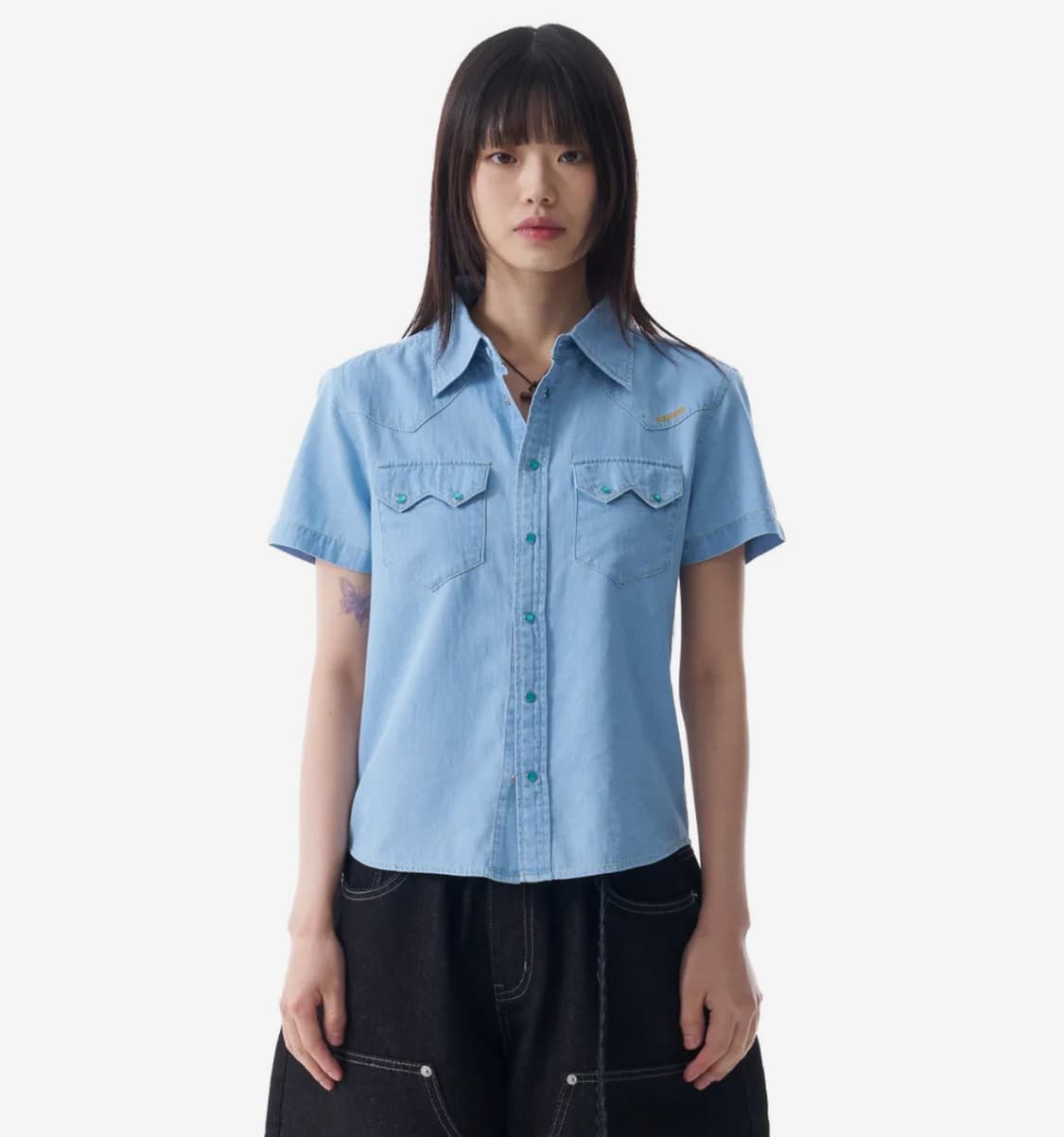 아캄 데님 웨스턴 셔츠 상품이미지2