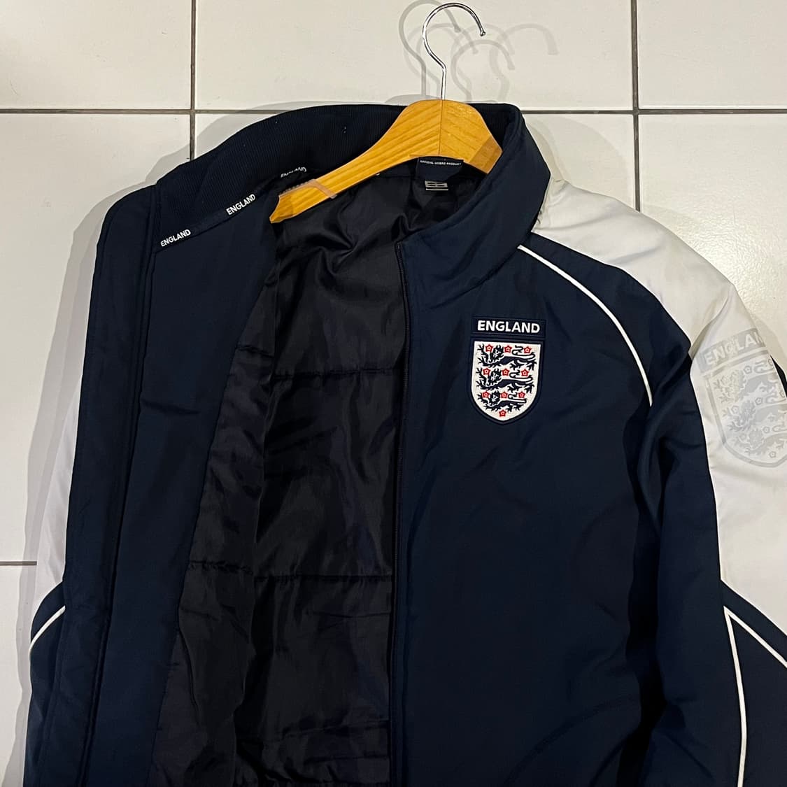 00‘s 엄브로 잉글랜드 국가대표 누빔 점퍼 자켓 상품이미지6
