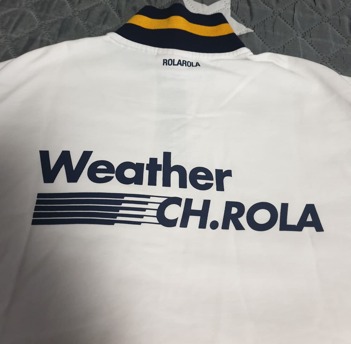 (장원영 PICK) 로라로라 CH라인 하프집업 스웨트 미니원피스 (F) 상품이미지4