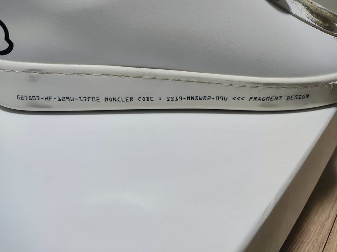 몽클레르 지니어스 프래그먼트 스니커즈 260mm 상품이미지5