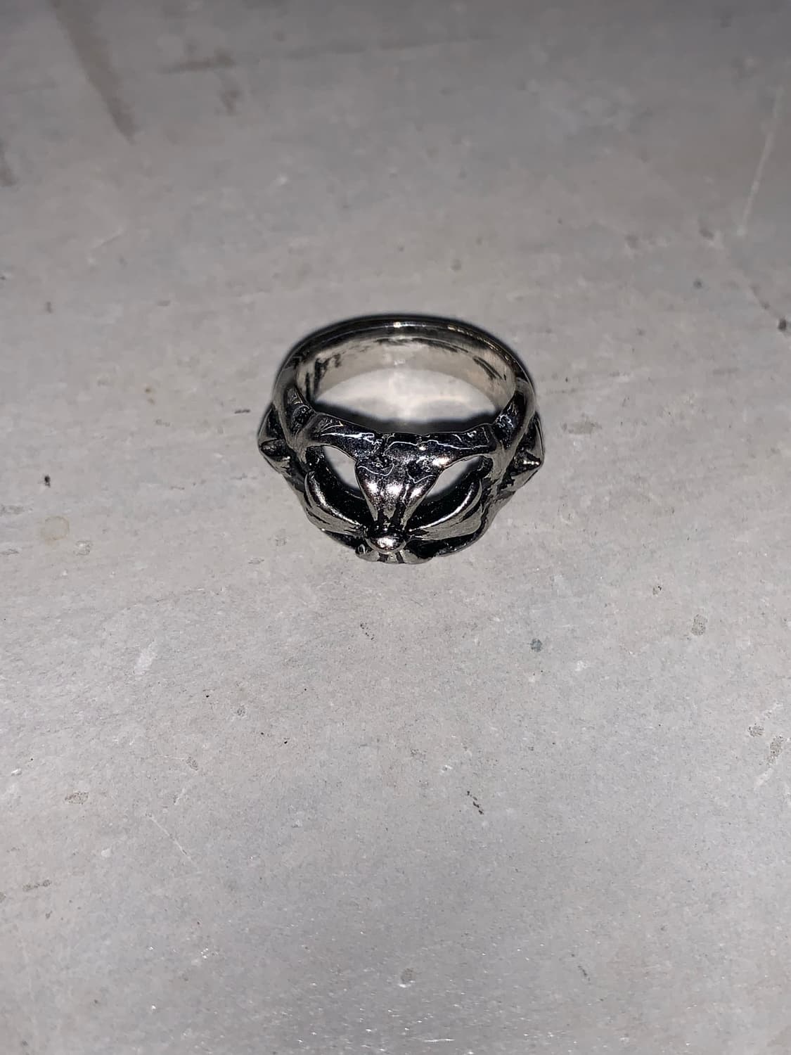 빈티지 펑크 볼드 십자가링 상품이미지2