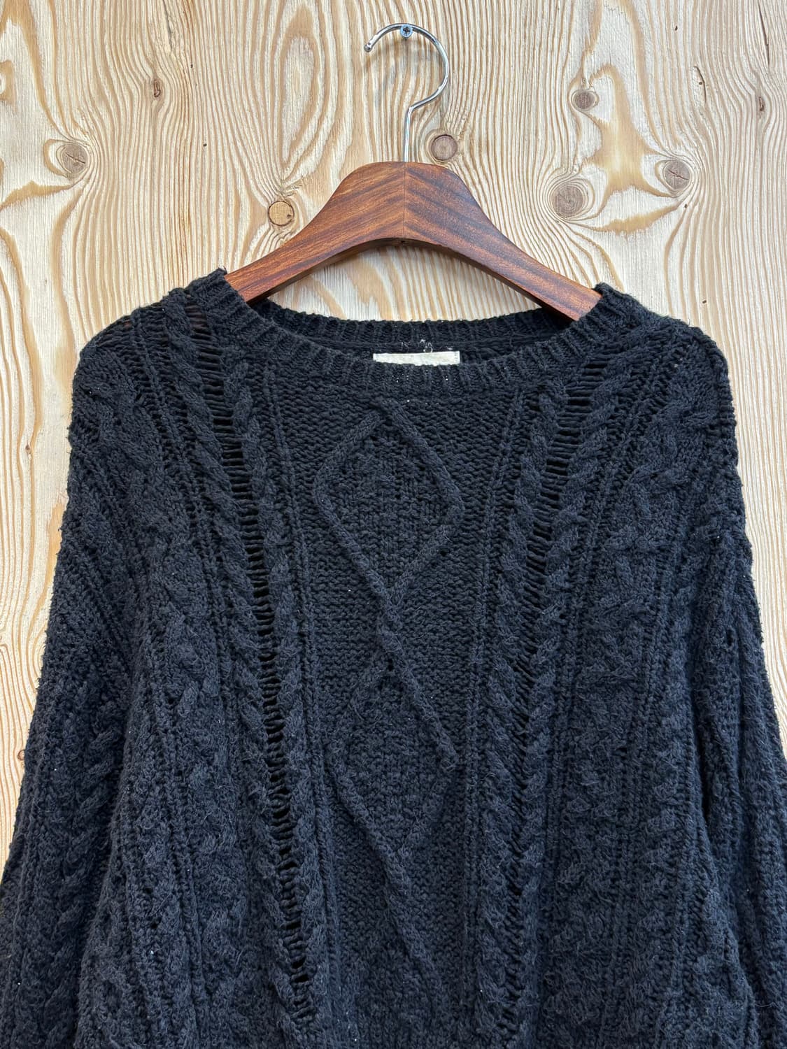 폴로 랄프로렌 데님앤서플라이 크롭 꽈배기니트 상품이미지3