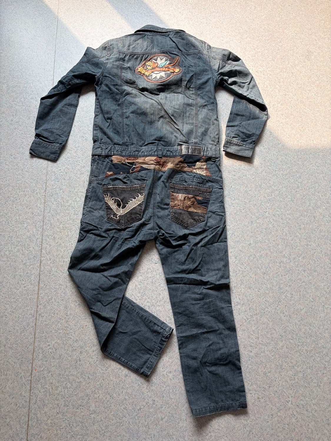 카이아크만 커스텀 데님 점프수트 상품이미지2