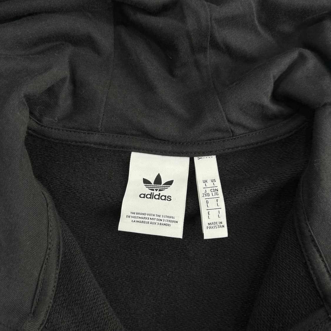 Adidas 아디다스 파이어로고 블랙 후드집업 상품이미지5