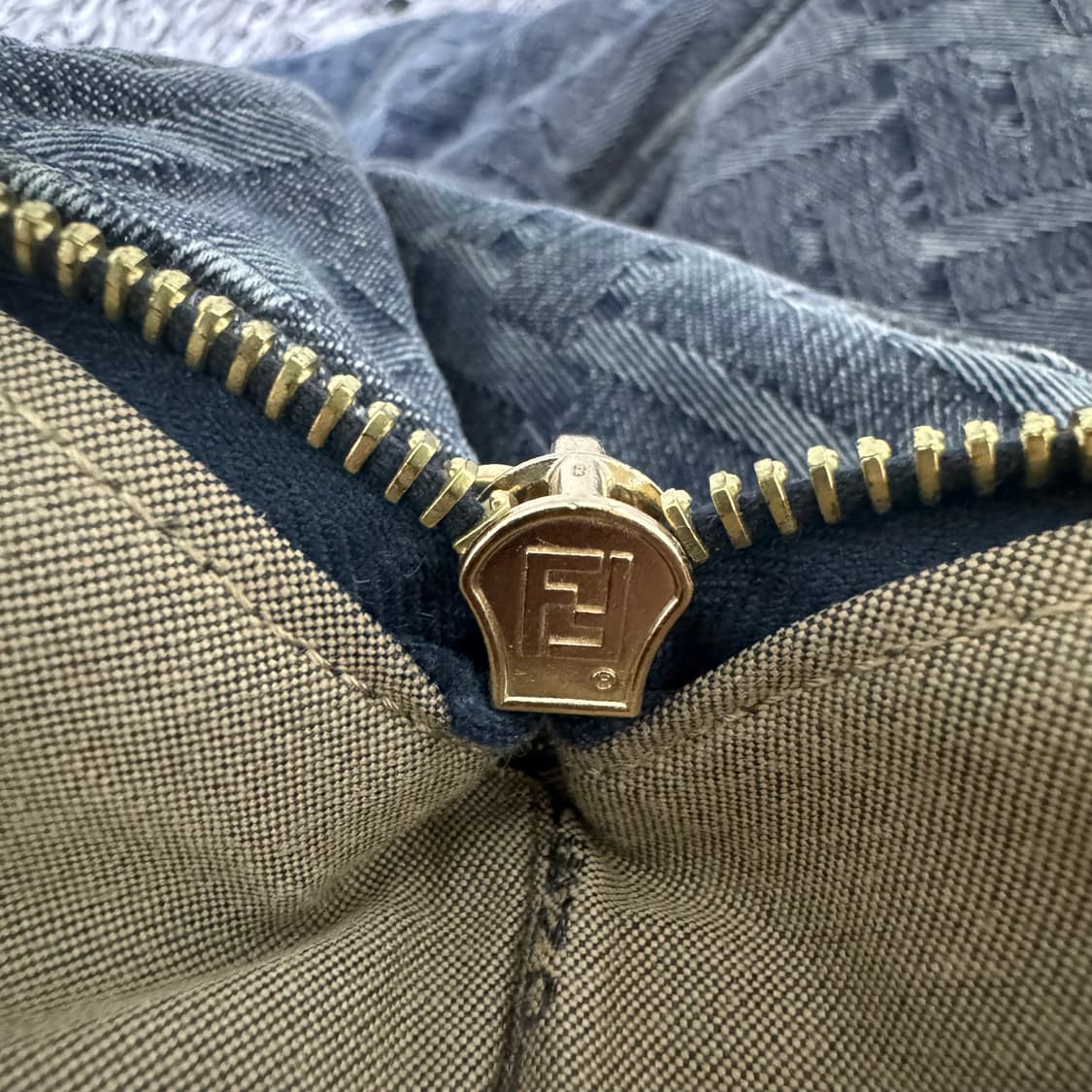 펜디 주카 데님 미아백 빈티지 상품이미지7