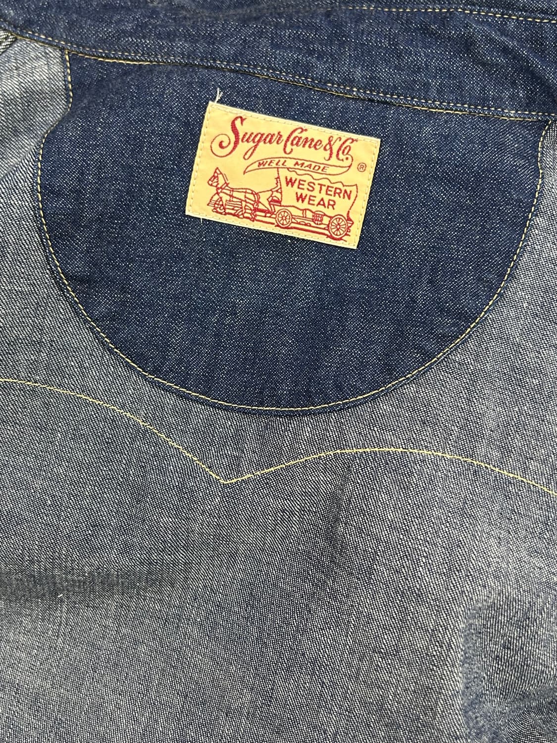 Sugar Cane 데님 웨스턴 셔츠 상품이미지7